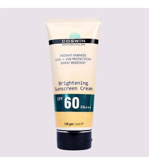 Coswin Brightening Sunscreen Cream SPF 60 Instant Fairness 150g